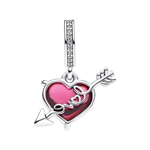 Pandora Bridgerton Dance Card & Pencil Dangle Bracelet Necklace