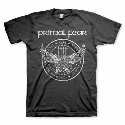 PRIMAL FEAR cd lgo EAGLE SEAL Official SHIRT LRG New delivering the black