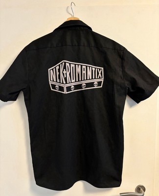 Nekromantix Worker Hemd Kurzarm Psychobilly Größe M