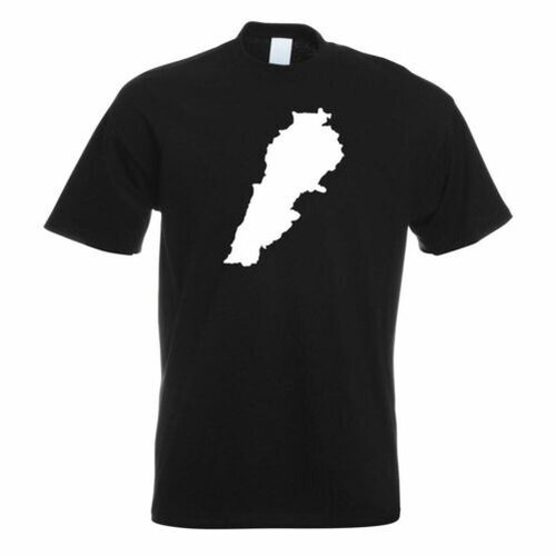T-Shirt Contour Du Liban Imprimé Design Fun
