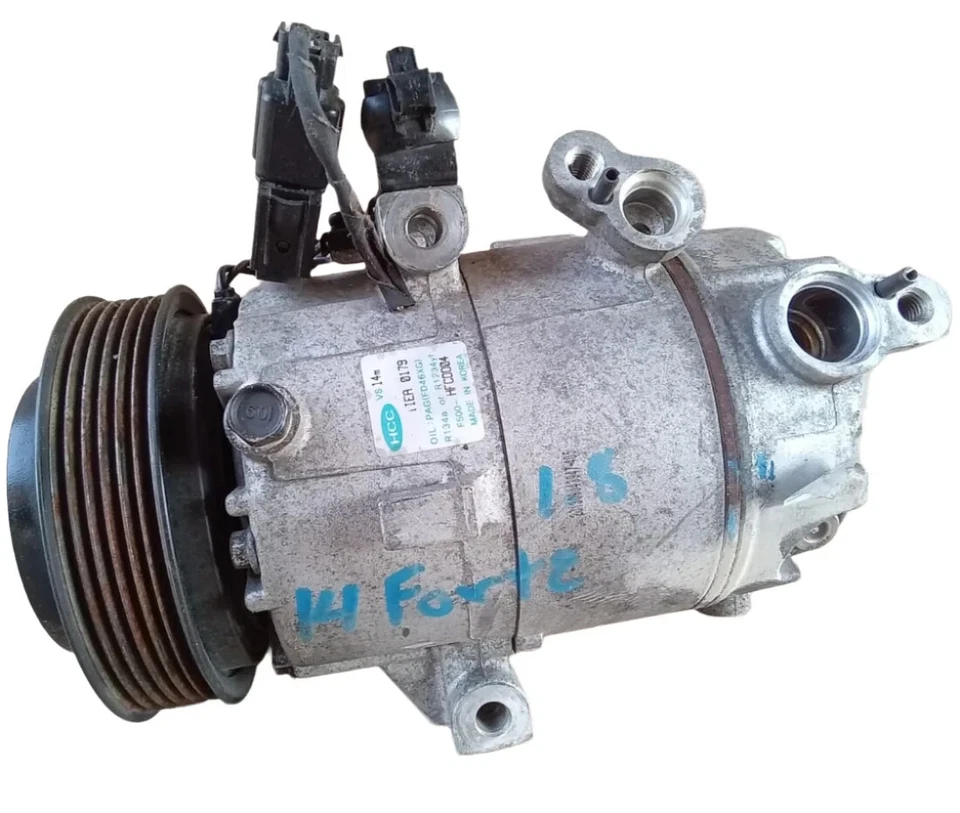 KIA FORTE 2014-2018 | 2013-2017 HYUNDAI ELANTRA COMPRESOR DE AIRE ACONDICIONADO F500-HFCDD04 Foto 3 de 4