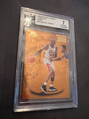 その他 1995-96 Skybox Premium Standouts jordan 1995-96 Skybox Premium Michael Jordan Standouts Hobby BGS 7