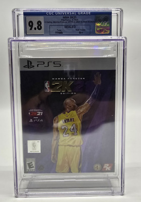 CGC 9.8 A++ NBA 2k21 Mamba Forever Edition PS5 Kobe Bryant PSA