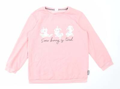 Disney Damen rosa Polyester Pullover Sweatshirt Größe S Pullover - einige Hase ist