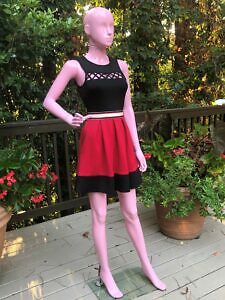 BLACK AND RED DRESS (Size XS) - Picture 3 of 5