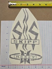 Vintage Bodyboard Sticker / Decal Morey Spencer Skipper  5" X 9" (Approx)