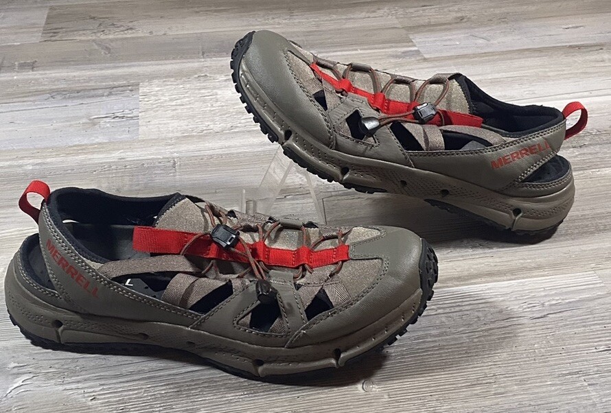 Merrell Sandali Hydrotrekker Syn Shandal Uomo Taglia 10Scarpe Grigio Masso J034255