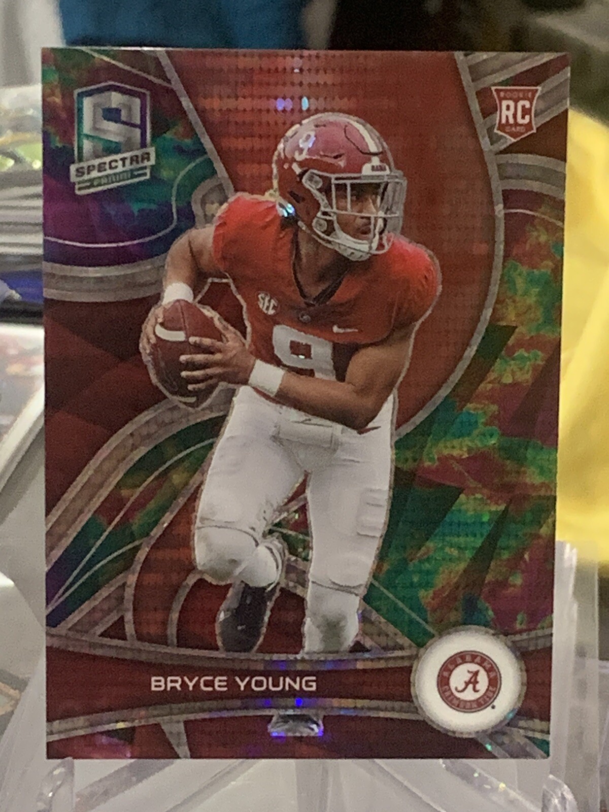 Bryce Young Panini Chronicles Draft Picks Spectra #7 Celestial