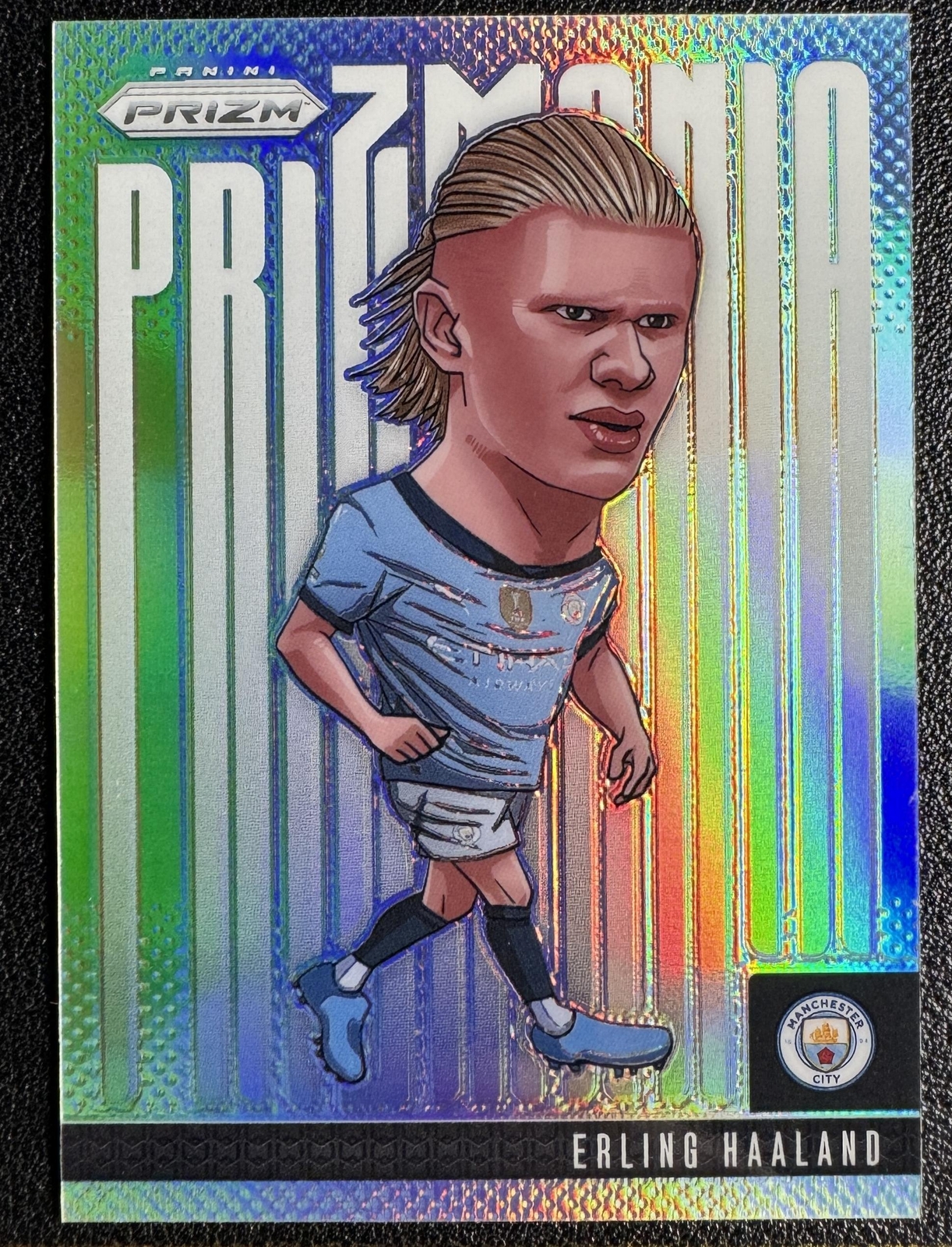 2024-25 Panini Prizm Premier League Erling Haaland #2 Prizmania Case Hit SSP