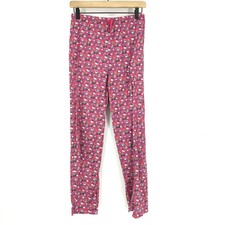Vineyard Vines Pajama Pants Size 14 Large Girls Goji Berry Christmas Whale Print