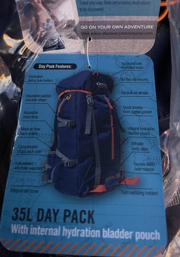 Mochila de día Summit Adventures 35L bolsa senderismo Reino Unido 5035288138430 | eBay