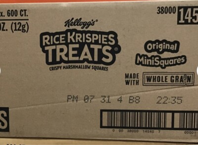 Rice Krispies Treats Original Chewy Crispy Marshmallow Squares .42oz X ...
