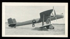 Tobacco Card, R&J Hill, AVIATION SERIES, 1934, Handley Page Heyford, #16