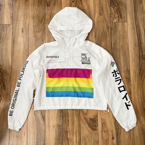 Japanese Retro Polaroid Logo White 
