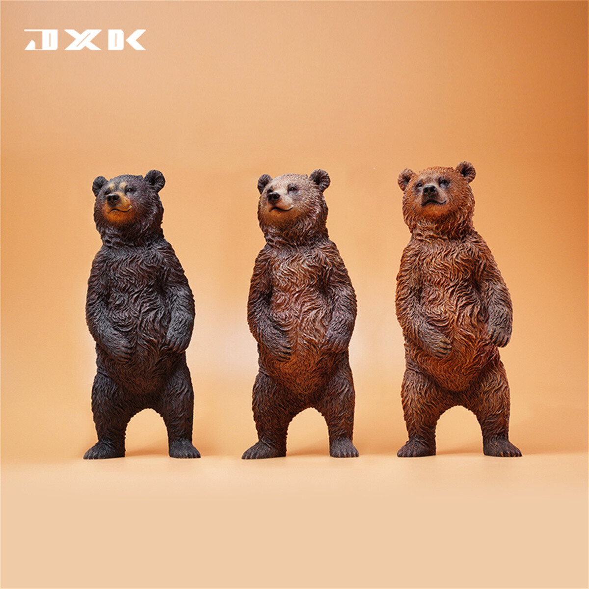 1/6 JXK Little Brown Bear Model Animal Funny Accessory Kids Gift