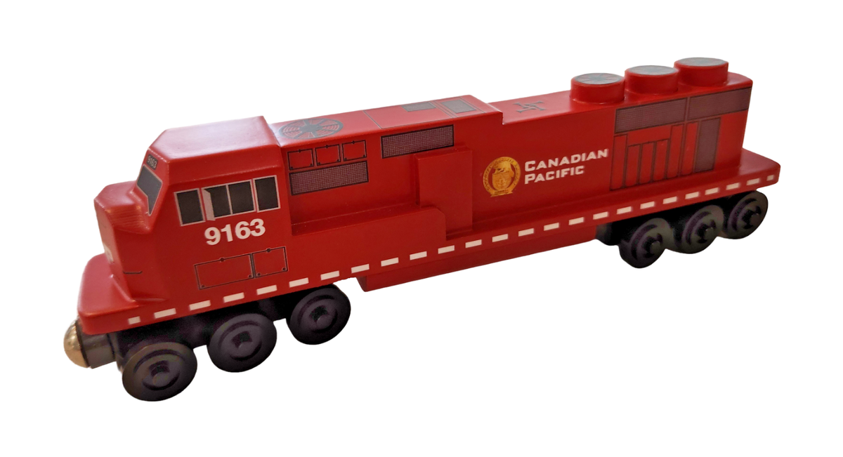 Wooden Whittle Shortline Railroad Canadian Pacific SD70 Engine