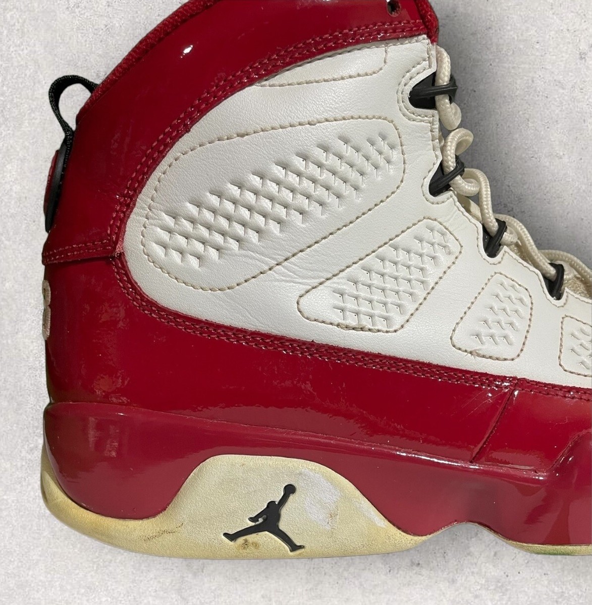 Air Jordan 9 Retro White Gym Red 2019 Mens Size 11 302370 160 | eBay