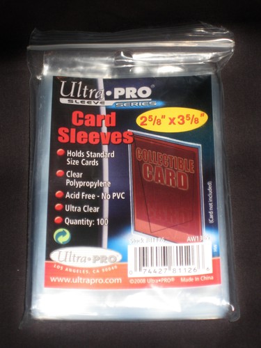 Ultra Pro Kaarthoezen, Penny sleeves, standaard, soft, voor verzamelkaarten zoals Pokemon, Magic