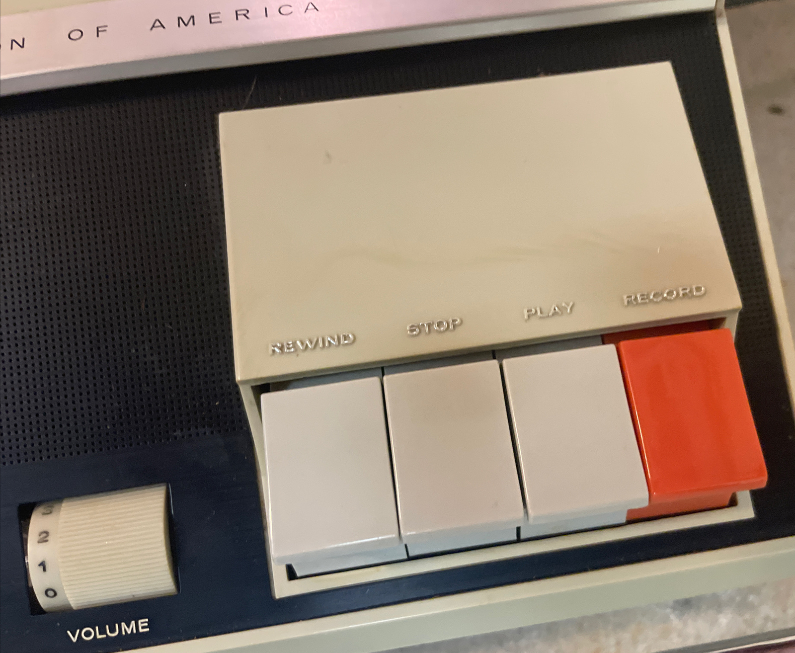 Vintage RCA Model YJS13J Portable Reel to Reel Tape Recorder w/ Box