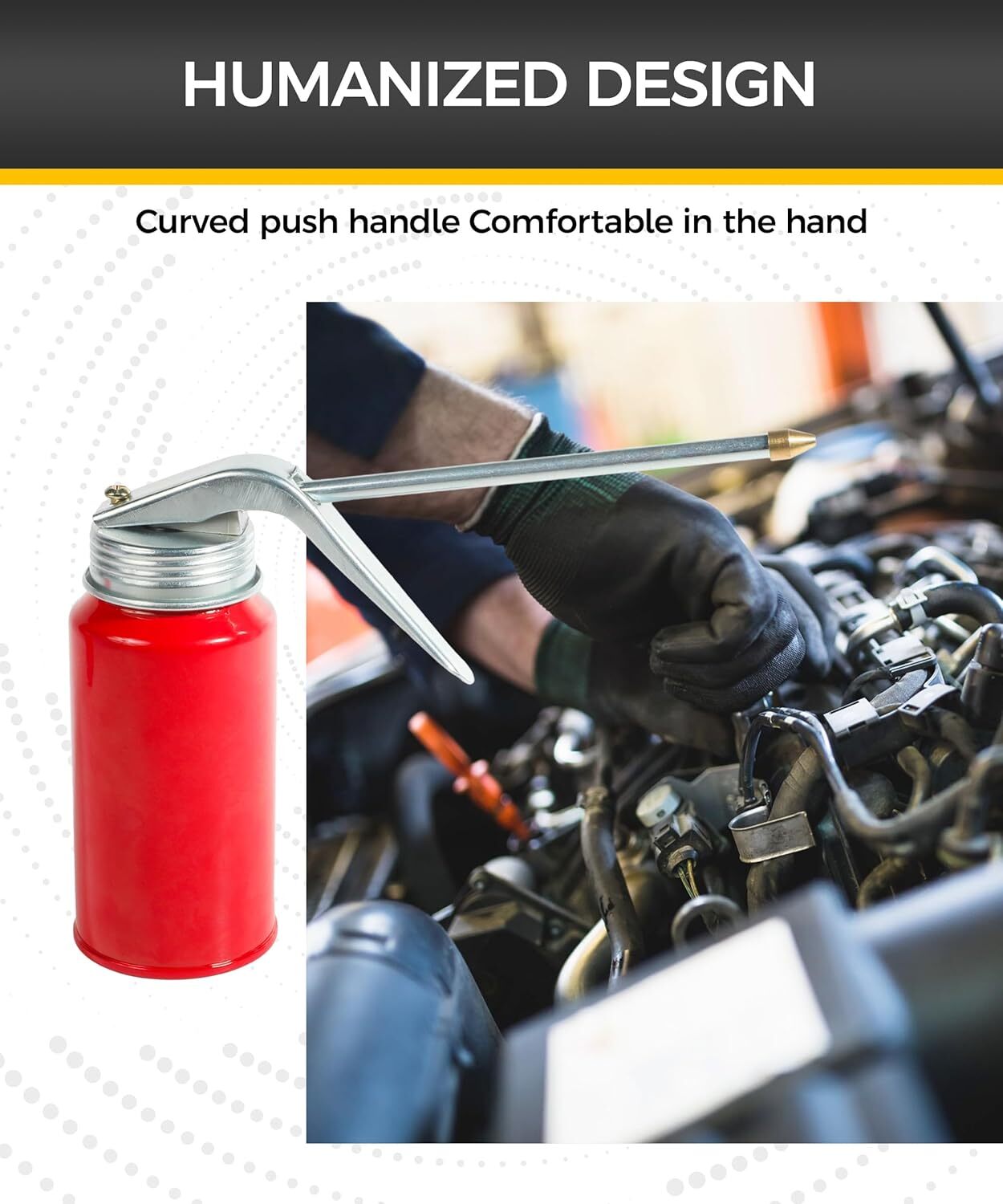 2PCS Oil Can,Pump Oil Can,Car Accessories,Metal Pump Oil Can,Pump Oil Sprayer,20