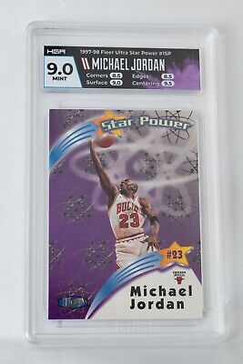 1997-98 Michael Jordan Fleer Ultra Star Power #SP1 HGA 9 1997-98 Michael Jordan Fleer Ultra Star Power #SP1 HGA 9