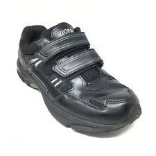 Women's Vionic Tabi Strapped Sneakers Shoes Size 8.5 US/40 EU Black Leather