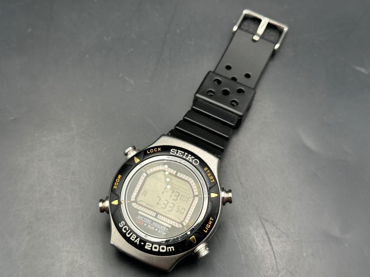 美品 セイコー スキューバ200m S800-0010 1993年製 USED セイコー スキューバ200m S800-0010 1993年製 USED