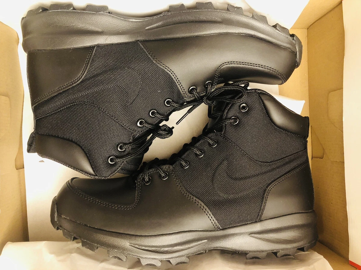 Nike Manoa Boots Black 456975 001 Men s Size 9.5 10.5 11