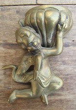 ACQUASANTIERA IN BRONZO ANGE CHERUBINO