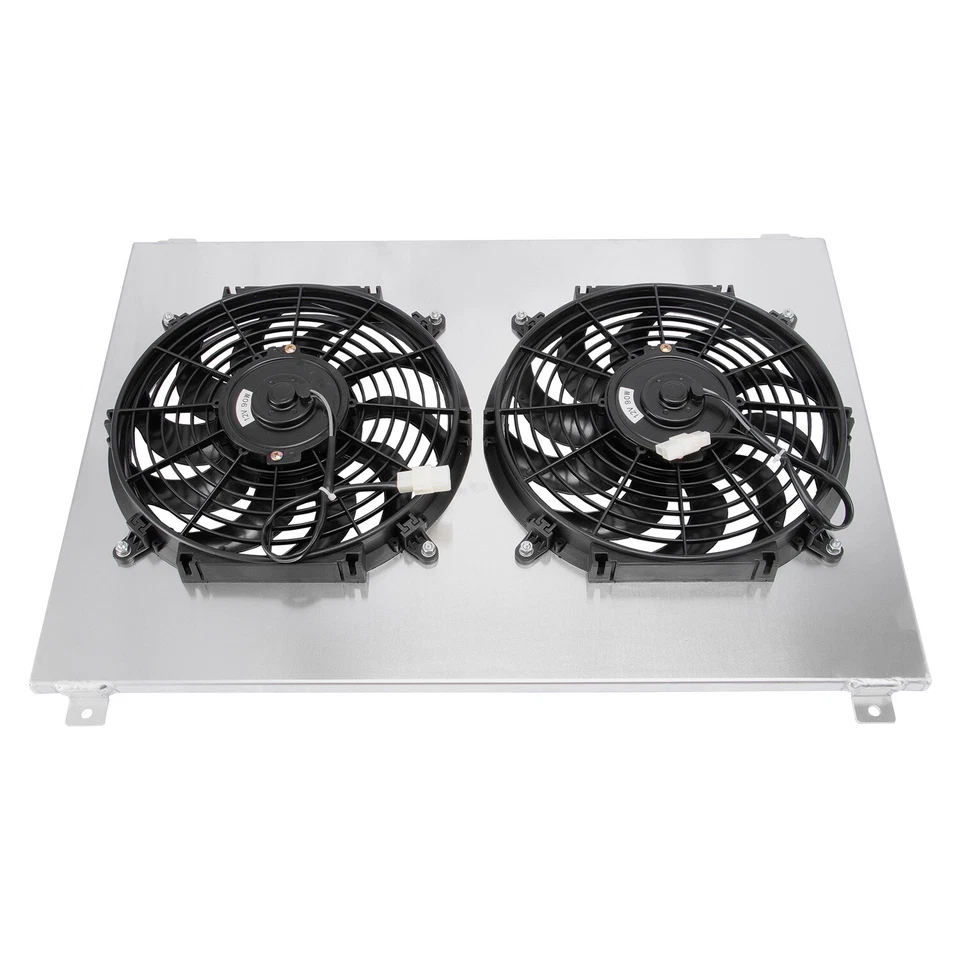 Aluminum Shroud Electric Fan For 1980-1984 Ford F150 F250 F350 Bronco 5.8L 7.5L Foto 3 de 4