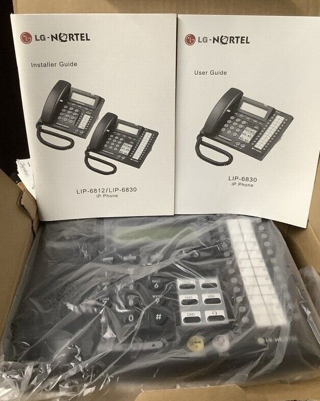NEW LG Nortel LIP-6830D IP Network LCD Corded Phone Business