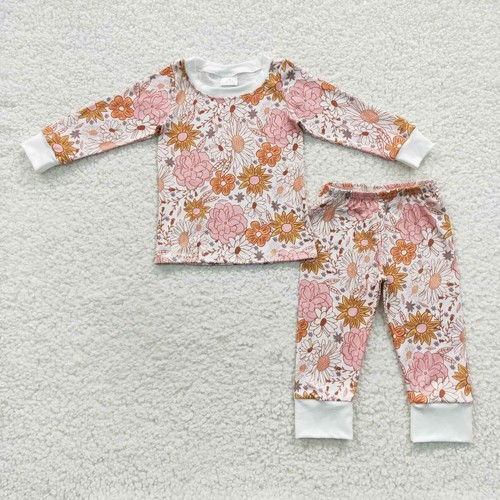 Adorable Baby Girl Sleeper Bow Purple Pajama Bamboo 2 Pcs Clothes Lot - Picture 12 of 16