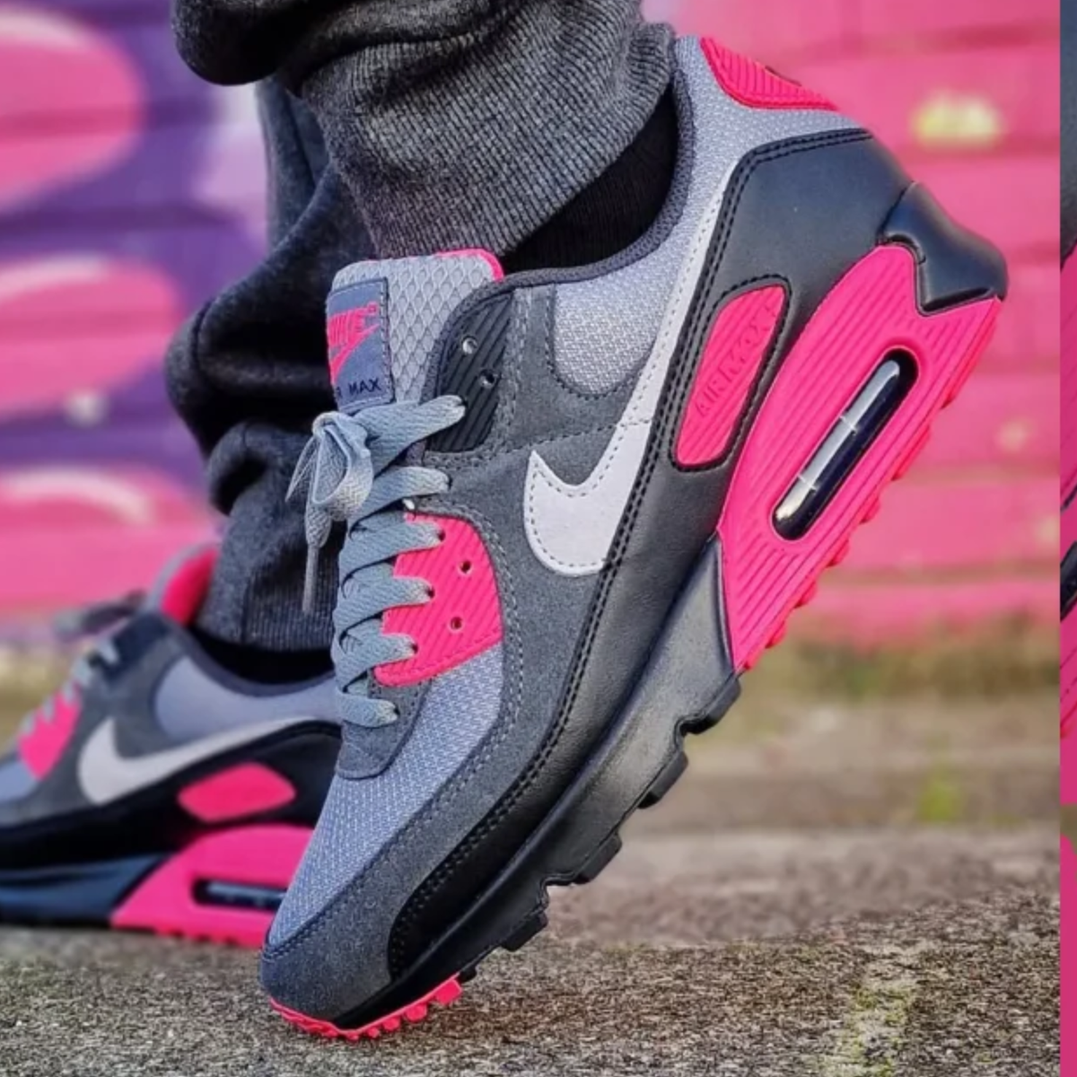nike air max 90 mens pink and grey