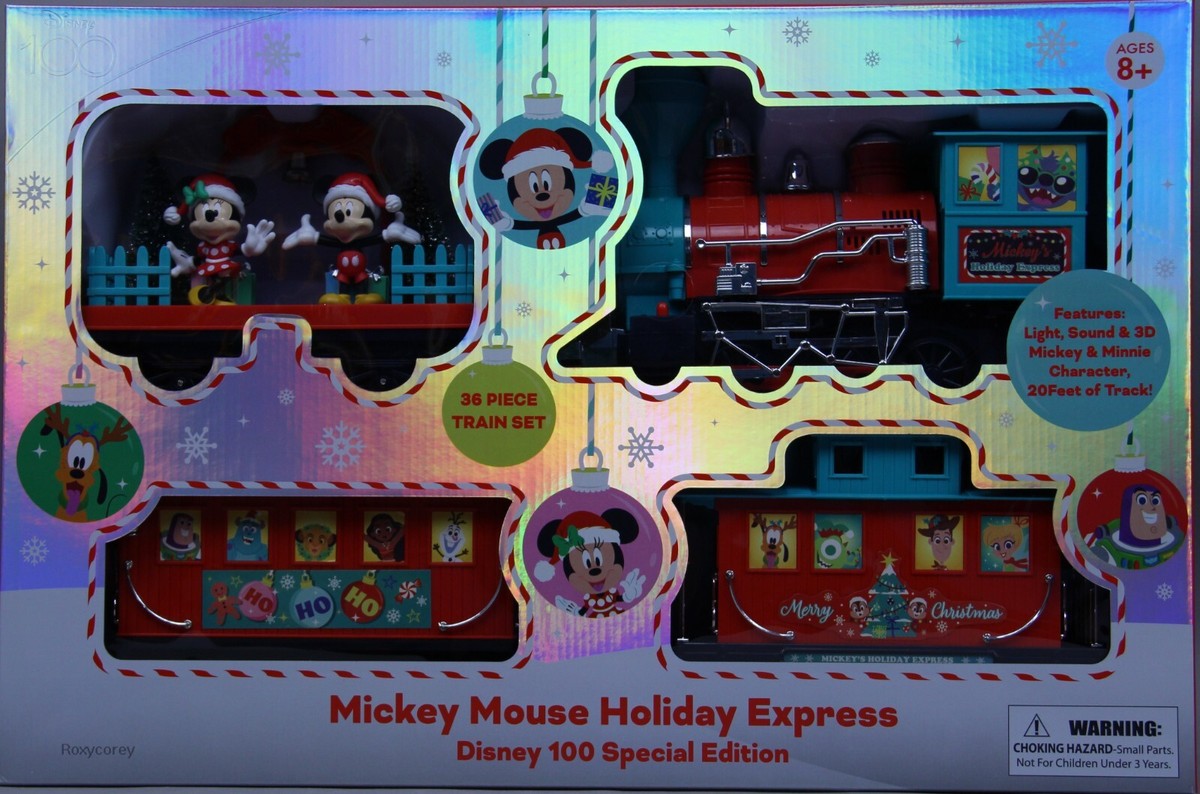 Disney 100 Special Edition Mickey Mouse Holiday Express 36 Piece