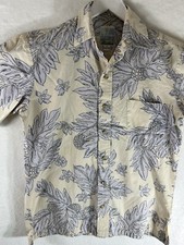 ISLAND TRADITIONS of Hawaii Small Cotton Hawaiian Short Sleeve Shirt w/Free ship