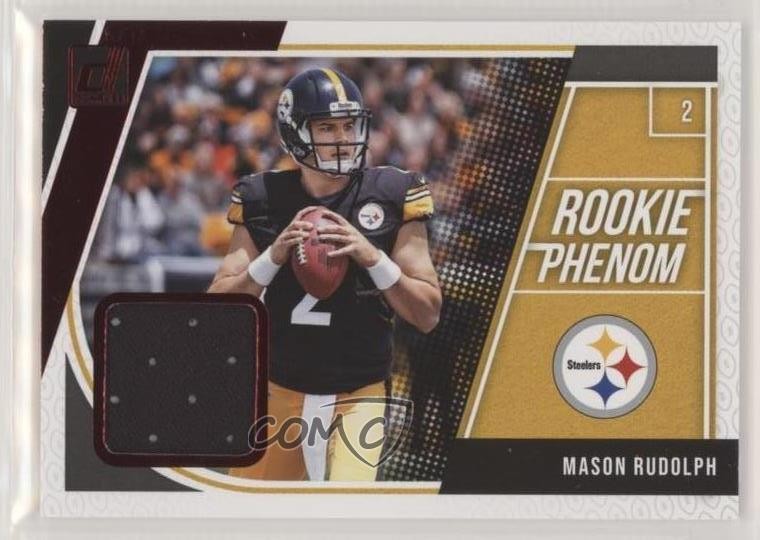 2018 Panini Donruss Rookie Phenom Jerseys Red Mason Rudolph #5 fm0