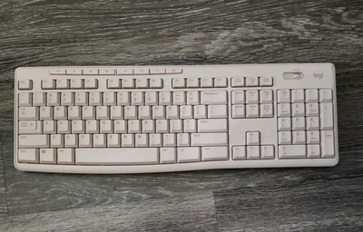 Logitech K270 Wireless Keyboard-Light Pink -tested- (D46)
