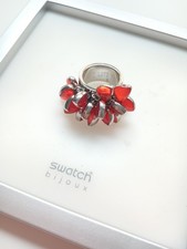 NEU Swatch Love Exposion Edelstahl Ring rot H...