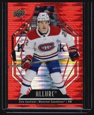 2022-23 Upper Deck Allure #8 Cole Caufield Red Rainbow