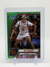 2024-25 Bowman University Chrome Ace Bailey 1st Green Refractor #/99 #1