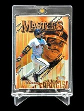 1997 Topps Finest BARRY BONDS “Masters” W/ Coating Masterful Moment🔥RARE SP🔥
