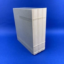 Vintage BASF Reel to Reel Plastic Storage Case Empty Holds 3 X  7" Tape Clean