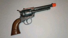 Vintage Edison Giocattoli Die-Cast Cap Gun - Made in Italy - Detailed Scrollwork