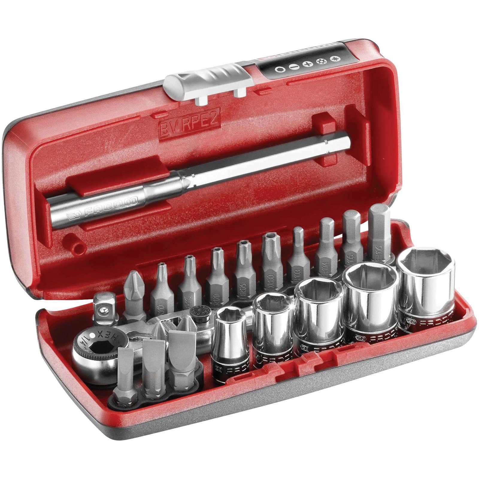 Facom Bit Set 23-Piece Compact and Versatile Tool Kit