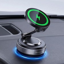 for Magsafe Car Mount Charger, 15W Fast Wireless Charging with Intelligent Co...
