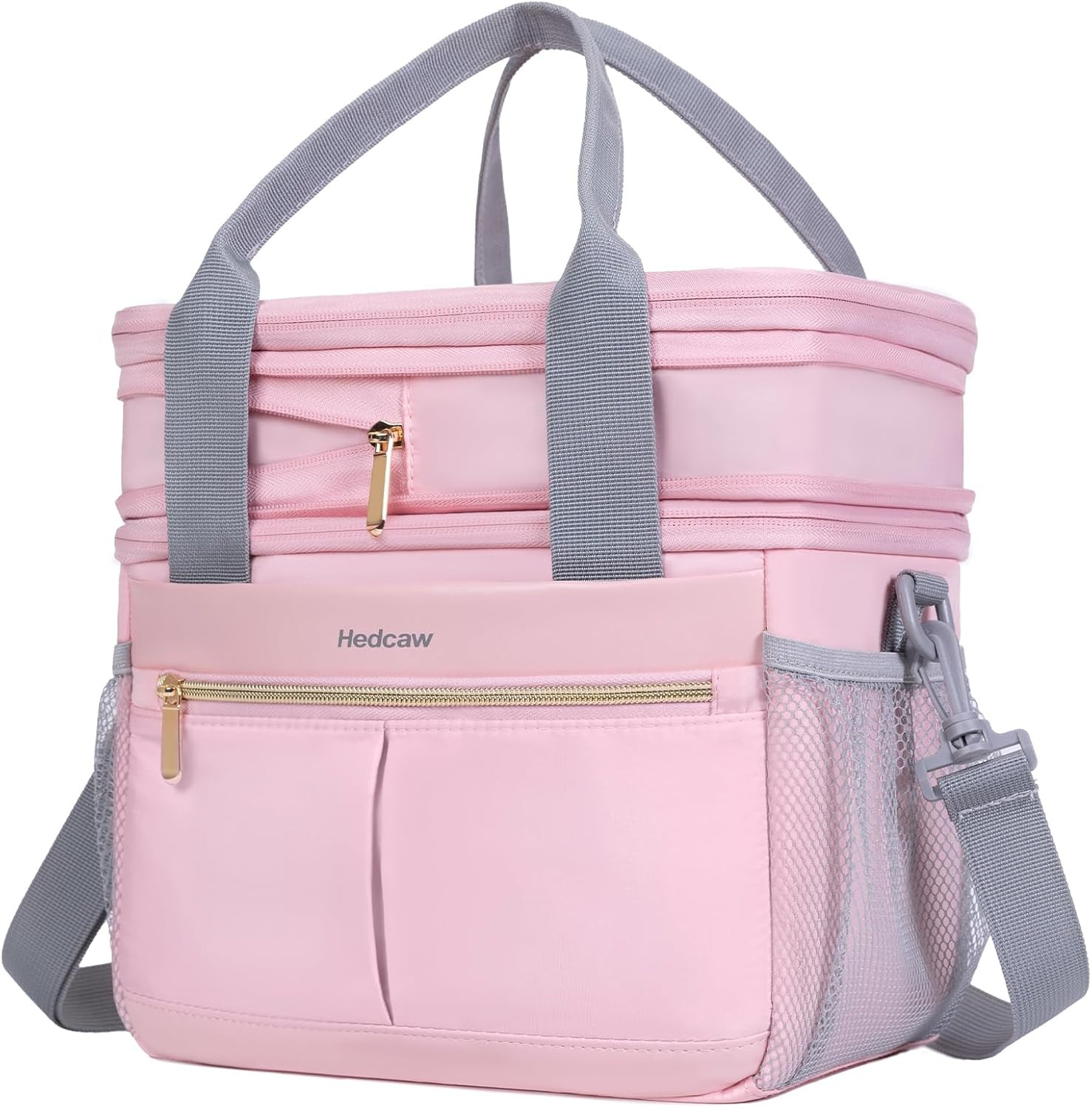 For Women Double Deck Insulated Lunch Bag Women Expandable L