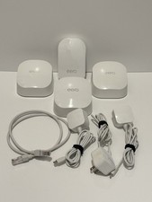 Eero 6 Mesh Wi-Fi Router  2 Extenders  Beacon N010001 Q010001 D010001  Cords