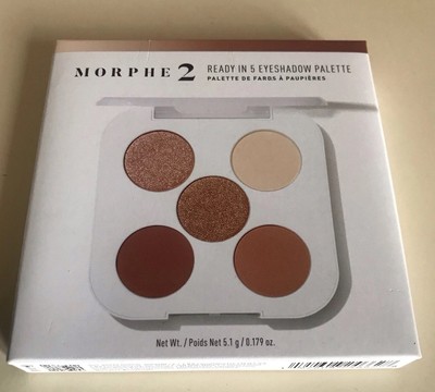 MORPHE 2 READY IN 5 LIDSCHATTEN PALETTE VERSCHIEDENE BRAUNTÖNE UND CREME