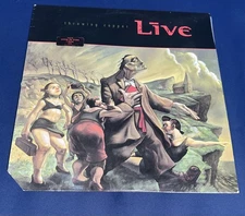 Rare Live Throwing Copper 1st Pressing 1994 with hype sticker clear vinyl lp