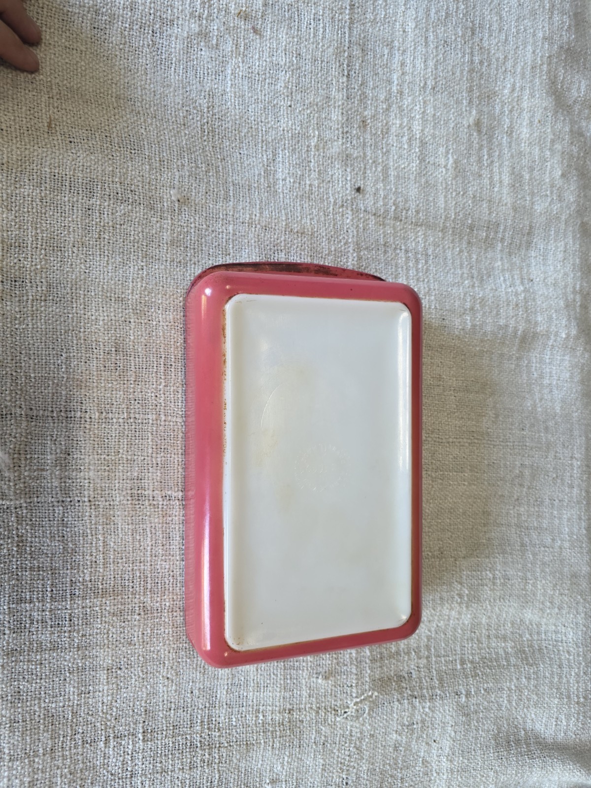 Pyrex Pink Flamingo #231 Oblong Baking & Serving Dish 2 Qt Worn